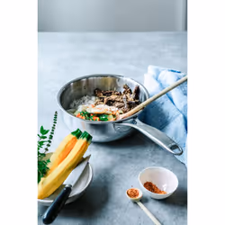 Cristel C20CPF casserole à sauce 2,7 L Rond Acier inoxydable