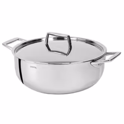 Cristel F28CPF, 7,2 L, Acier inoxydable, Acier inoxydable, Acier inoxydable, Vitrocéramique, Gaz, Halogène, Induction, Plaque ...