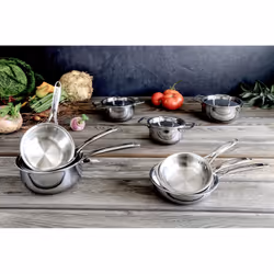 Cristel C12CPF casserole à sauce 0,7 L Rond Acier inoxydable