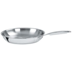 Poêle en inox - CRISTEL - CastelPro - 20 cm - Fond thermo-diffuseur - Compatible induction