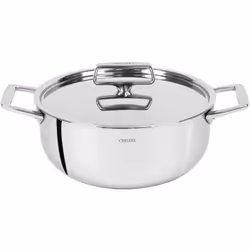Cristel Castel'Pro, Rond, Acier inoxydable, Acier inoxydable, Acier inoxydable, Acier inoxydable, Vitrocéramique, Gaz, Halogè ...