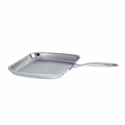 Cristel GRC30CPFSK, Rectangulaire, Poêle grill, Acier inoxydable, Acier inoxydable, Acier inoxydable, Vitrocéramique, Gaz, Ha ...