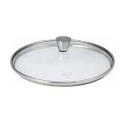 Cristel 1826 couvercle Rond Acier inoxydable, Transparent