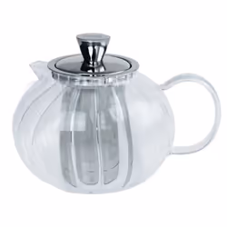 Cristel Gyokuro, Théière simple, 1200 ml, Acier inoxydable, Transparent, Verre, Acier inoxydable, Acier inoxydable, 185 mm