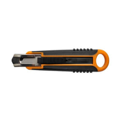Fiskars 1004683 couteau à lame rétractable Noir, Orange Couteau à lame universelle