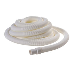Tuyau Flottant Piscine - EDG - Longueur 4 m Diamètre 38mm avec 2 embouts collés - Technologie Spiralée Haute Performance Anti