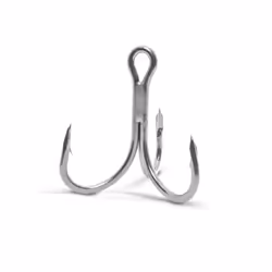 Hameçon triple VMC Tropic Spark Point 7560 - Black Nickel (5 - N°4/0) - Pêche - Adulte - Mixte