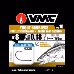Hameçon sans ardillon VMC Truite - argent - 6