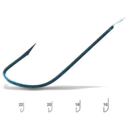 Hameçon coup VMC Crystal 9012 sans ardillon - Bleu