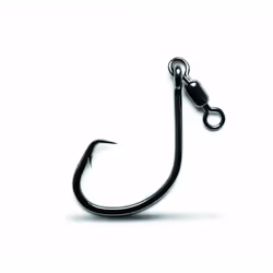 Hameçons simples VMC 8386 BS - noir - 6/0