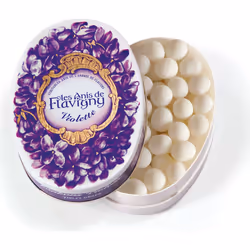 Open Food Boite ovale violette - Les anis de flavigny - 50 g, Huile de palme, 50 g, D, 2%), Extrait De Violette, Arôme Nature ...