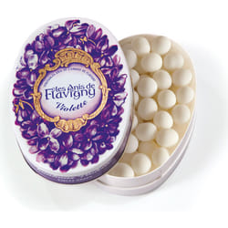 Open Food Boite ovale violette - Les anis de flavigny - 50 g