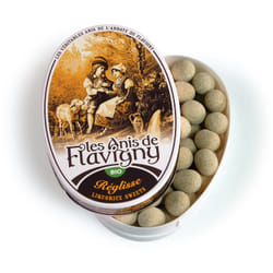 Open Food Boite ovale réglisse bio - Les Anis De Flavigny - 50 g