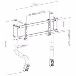 Oplite GTR S3/S8 Support écran pour simulateur de vol/course - Vue supplémentaire 7