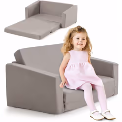 À propos de cet article 🎁【Conception convertible 2 en 1 :】Le canapé pliant enfants se transforme en canapé et en fauteuil in ...