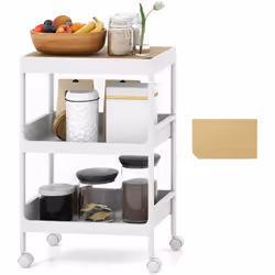 À propos de cet article 【Design Compact:】Ce chariot de rangement maximise l'utilisation de l'espace vertical, qui est adapté  ...