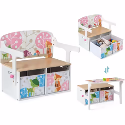 À propos de cet article 【Design multifonction 3 en 1】Ce banc d'activités convertible pour enfants peut être facilement transf ...