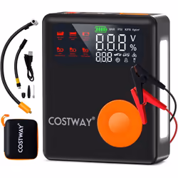Caractéristiques : Une solution fiable pour les situations d'urgence sur la route Courant de crête de 2000A peut démarrer les ...