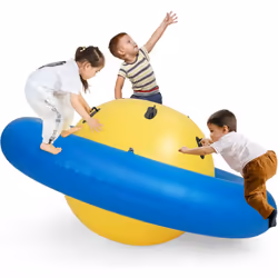 À propos de cet article 【Balle rebondissante géante】La balle géante en forme de vaisseau spatial aux couleurs vives offre aux ...