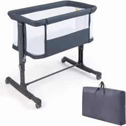 À propos de cet article 【Design convertible 3 en 1】Ce lit cododo bébé combine le lit cododo, le berceau et le lit parapluie p ...
