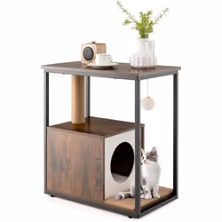À propos de cet article 【Multi-Fonction】Le condo pour chat peuvent servir de table d'appoint ou de table de chevet pratique, ...
