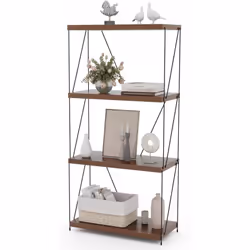 Caractéristiques : Ce support polyvalent peut contenir des livres, des décorations ou même des boîtes de rangement Les planch ...