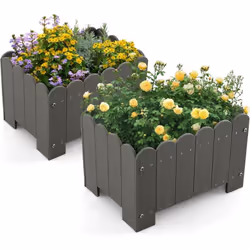Caractéristiques : Le HDPE sélectionné peut résister à une exposition extérieure plus longue Les trous de drainage évitent l' ...