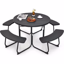 Caractéristiques : 4 banquettes peuvent accueillir de 2 à 8 personnes, parfaites pour les petites fêtes ou rassemblements Fab ...