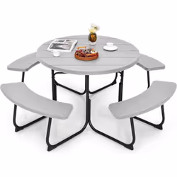 Caractéristiques : 4 banquettes peuvent accueillir de 2 à 8 personnes, parfaites pour les petites fêtes ou rassemblements Fab ...