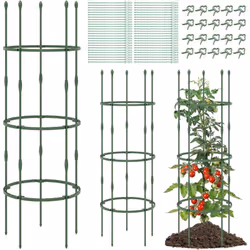 Caractéristiques : Adopte des tubes métalliques recouverts de PE robuste et durable, qui ne nuira pas aux plantes Cadre rond ...