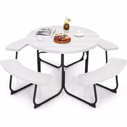 Caractéristiques : 4 banquettes peuvent accueillir de 2 à 8 personnes, parfaites pour les petites fêtes ou rassemblements Fab ...