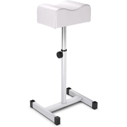 Costway - Tabouret de Pédicure à Hauteur d'Assise Réglable 45-65 cm, Repose-pied Pédicure avec Coussin Épais et Doux Charge 10KG, Équipement de Spa