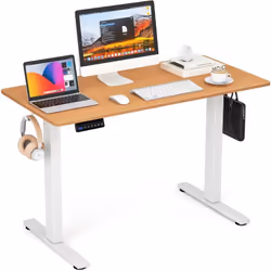 Caractéristiques : Le bureau debout ergonomique convient à différents utilisateurs et postures La hauteur est facile à régler ...