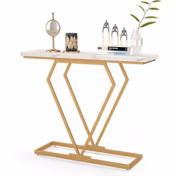 À propos de cet article 【Design géométrique moderne :】Un plateau en faux marbre avec un cadre géométrique en forme de papillo ...