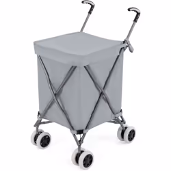 À propos de cet article 【Chariot de Courses Pliable】Le chariot de courses peut être plié dans un format compact de 20 x 24,5 ...