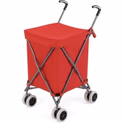 À propos de cet article 【Chariot de Courses Pliable】Le chariot de courses peut être plié dans un format compact de 20 x 24,5 ...