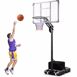 À propos de cet article 【Réglage de hauteur sur 10 niveaux】Ce panier de basket-ball réglable convient aux enfants, adolescent ...