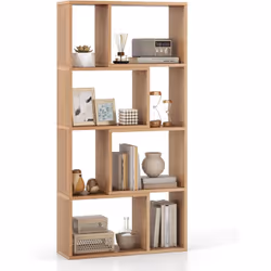 À propos de cet article 【Design Géométrique Elégant 】La bibliothèque à 4 niveaux présente un motif géométrique unique qui ajo ...
