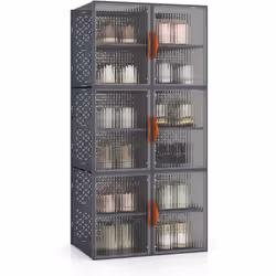 À propos de cet article 【Design Modulaire】Composé de 6 petites boîtes, cet ensemble de boîtes de rangement pliables peut être ...