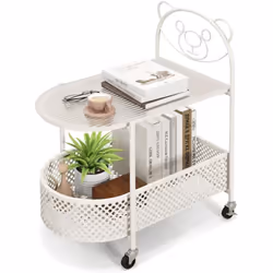 À propos de cet article 【Mobilité pratique】Une petite table basse mobile, une table d'appoint placée à côté du canapé ou un p ...
