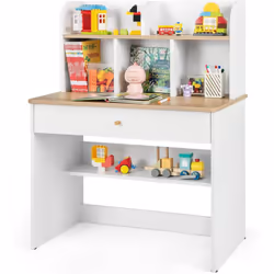 À propos de cet article 【Espace de Rangement Important】Le bureau enfants comprend 5 compartiments, un bureau spacieux, un gra ...