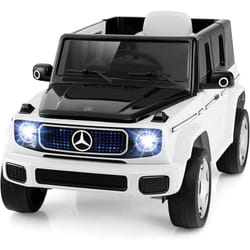 Costway - 12V Mercedes-Benz Voiture Électrique Enfant avec Télécommande, Véhicule Électrique à 4 Roues avec Lumières led & Musique & Klaxon,