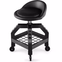 【Roue universelle】Faites l'expérience d'une mobilité inégalée avec notre tabouret de réparation flexible. Équipé de 4 roues u ...