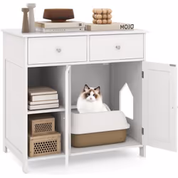 À propos de cet article 【Conception 3 en 1】Ce meuble litiere chat mesure 80 x 51 x 78 cm (L x l x H), ce qui fonctionne non s ...