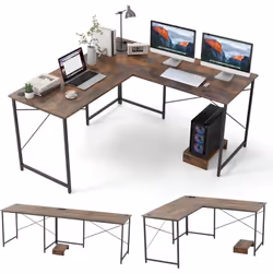 À propos de cet article 【Conception de Mise en Page Adaptable】Notre bureau en forme de L réversible permet de passer facileme ...