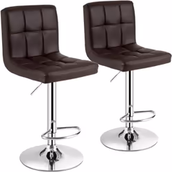 À propos de cet article 【Conception pivotante réglable】Lot de 2 de tabourets de bar offre un confort personnalisé, dont l’hau ...