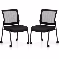 À propos de cet article 【Support Ergonomique en Maille】Ces chaises de salle d'attente sans accoudoirs sont conçues avec un do ...