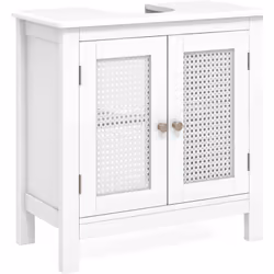 À propos de cet article 【Compatibilité avec un Large Lavabo】Ce meuble de salle de bain est conçu avec une découpe en forme de ...