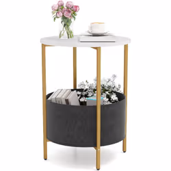À propos de cet article 【Espace de Rangement Spacieux】Le plateau rond spacieux de 44 cm offre suffisamment d'espace pour votr ...