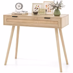 À propos de cet article 【Style Bohème】Notre table console combine la richesse du faux grain de bois élégant avec l'attrait aé ...